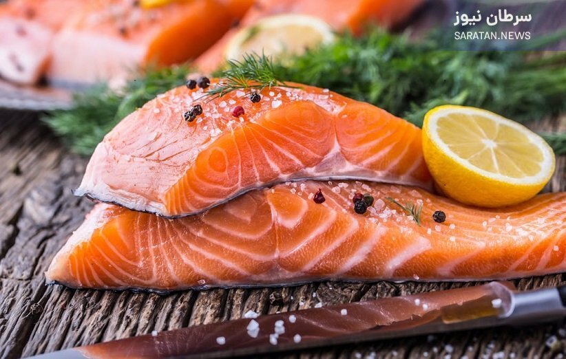 مواد غذایی سرشار از پروتئین برای کاهش وزن ماهی سالمون